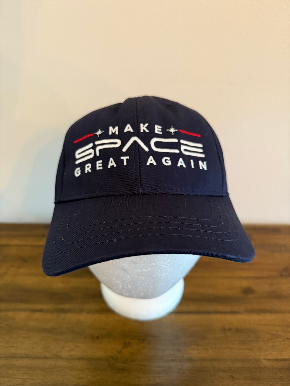 Make Space Great Again Hat Trump Elon Cali-Fame Force Blue USA Adjustable Cap